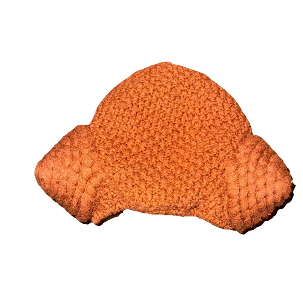 Star Wars Princess Leia Beanie Hat Hanna Andersson Girls Brown Knit Size M
